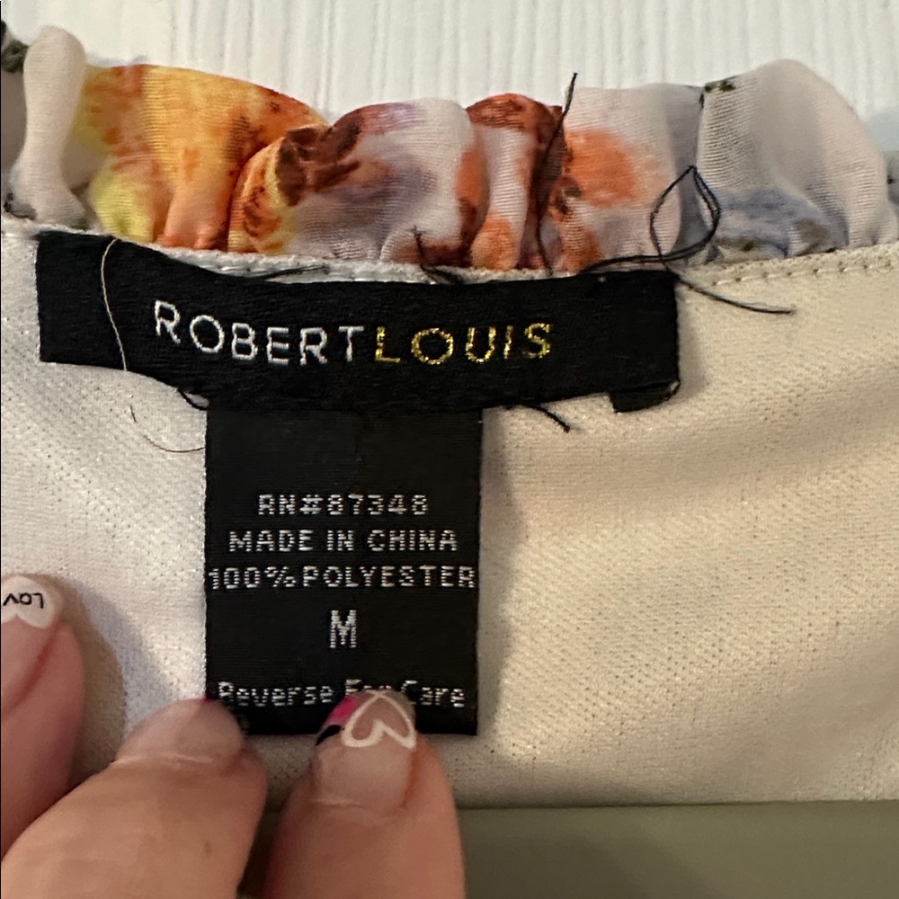 Robert Louis Multicolor Floral Mini Dress - Picture 4 of 5